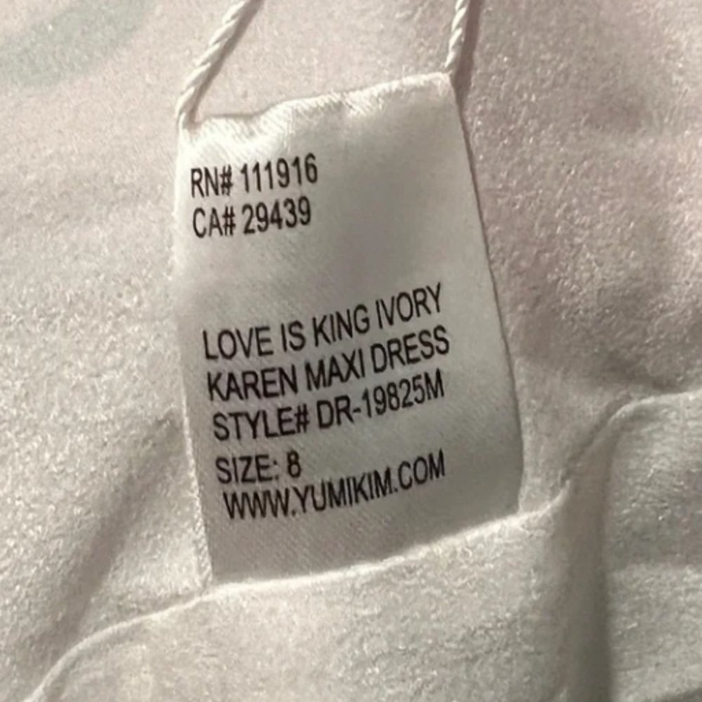 Yumi Kim Karen One Shoulder Maxi Dress in Love is King Ivory (8) - Picture 7 of 8